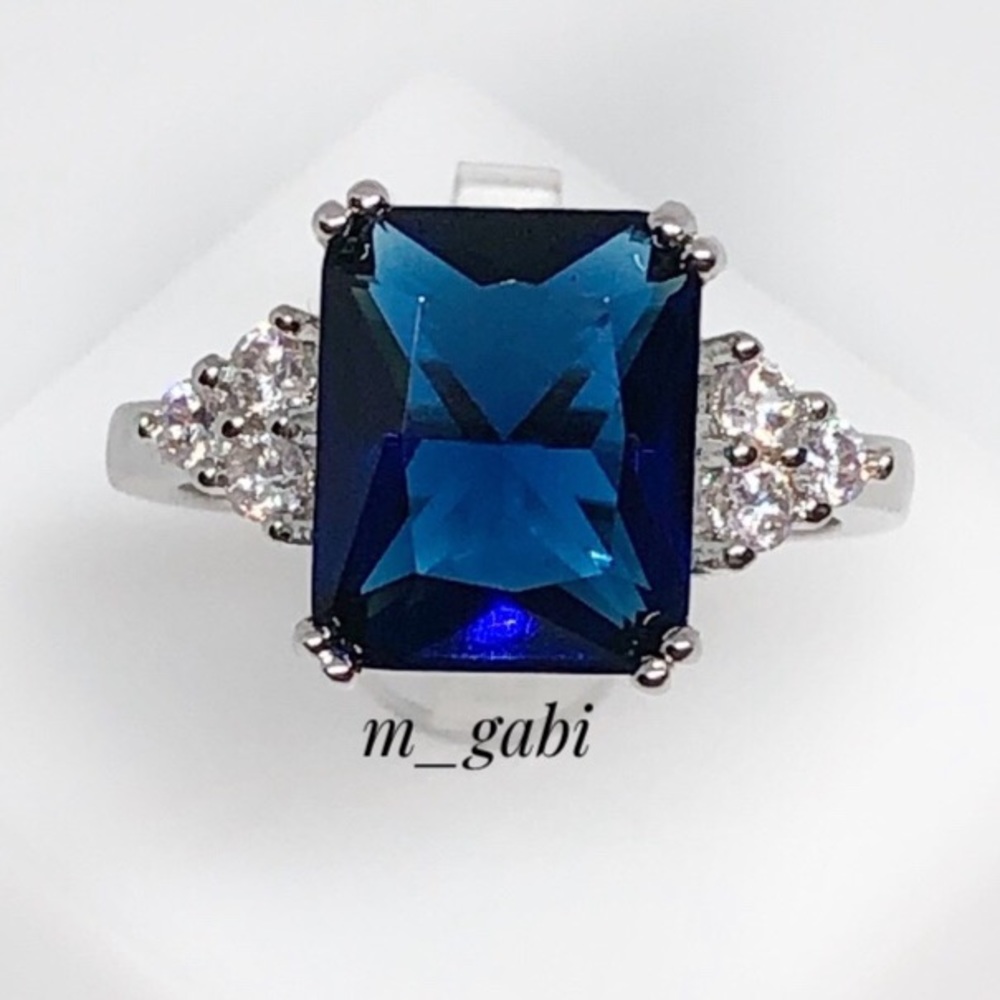 💙Sterling silver blue peridot  ring💙 - Picture 2 of 4